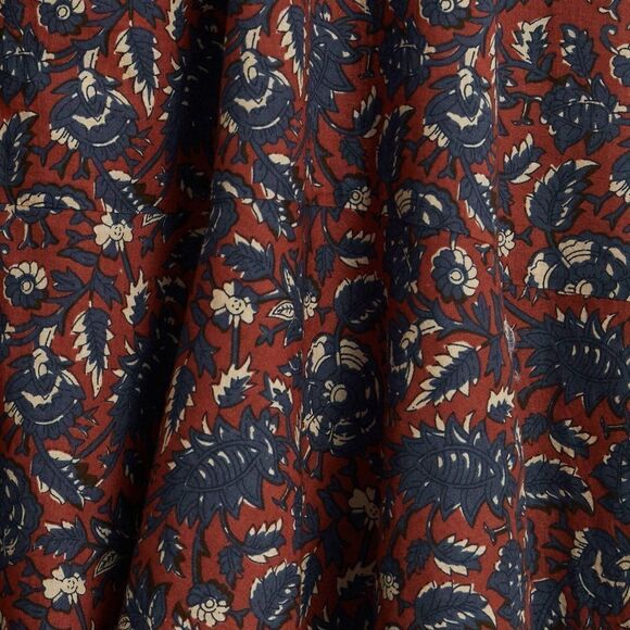 Mango Co-Ord Set Blouse and Skirt Floral Viscose New - Picture 2 of 9